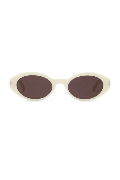 SAINT LAURENT OVAL SUNGLASSES