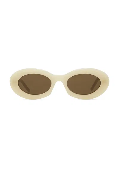 SAINT LAURENT OVAL SUNGLASSES