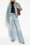 Saint Laurent High-rise Wide-leg Jeans In Blue