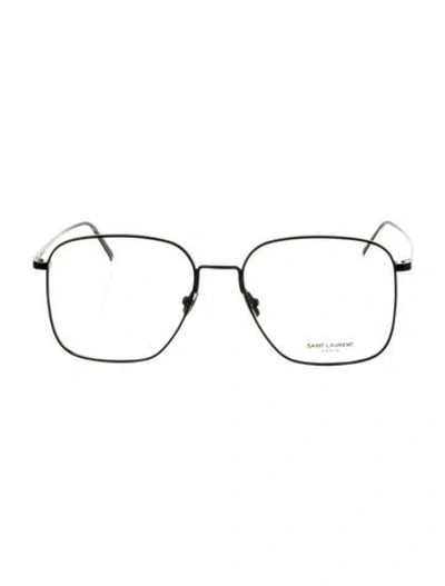 Pre-owned Saint Laurent Oversize Eyeglasses In Black