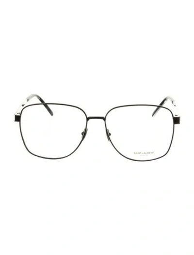 Pre-owned Saint Laurent Oversize Eyeglasses W/ Tags In Black