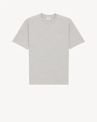 Saint Laurent Oversize Fit Short Sleeves T-shirt In White