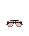 Saint Laurent Oversize-frame Sunglasses In Nude