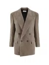 Saint Laurent Vichy Blazer Jacket