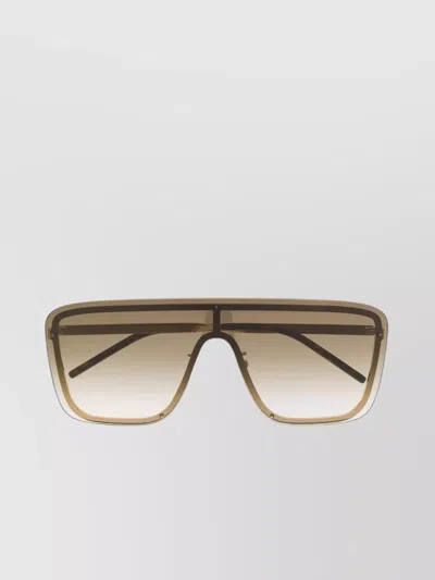 Saint Laurent Oversize Square Frame Gradient Sunglasses In Brown