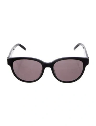 Pre-owned Saint Laurent Oversize Tinted Sunglasses In Black