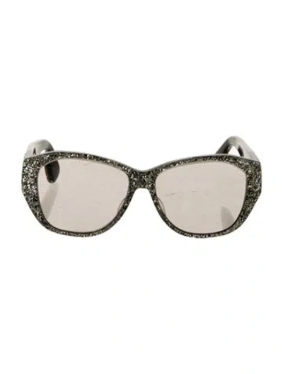 Pre-owned Saint Laurent Oversize Tinted Sunglasses In Multi