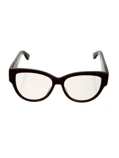 Pre-owned Saint Laurent Oversize Tinted Sunglasses In Red