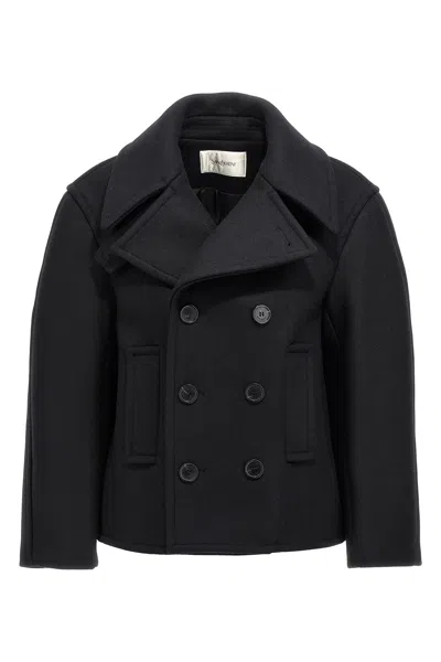 SAINT LAURENT SAINT LAURENT OVERSIZED CABAN COAT
