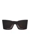 Saint Laurent Oversized Cat Eye Sunglasses In Black