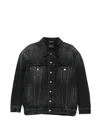 Saint Laurent Long Jacket Egg Shape Chest Side Pockets In Black