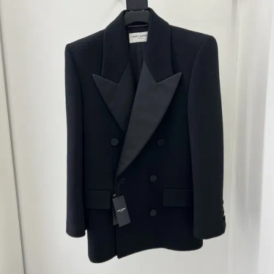 Pre-owned Saint Laurent Oversized Double Breasted Jacket In All Sizes In Black