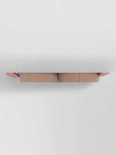 Saint Laurent Oversized Double Breasted Silk Crepe Jacket In Brown