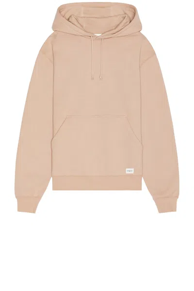 Saint Laurent Oversized Logo-appliquéd Cotton-jersey Hoodie In Nude & Neutrals