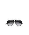 Saint Laurent Oversized Pilot-frame Sunglasses In Black