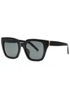 Saint Laurent Oversized Square-frame Sunglasses In Black