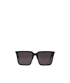 Saint Laurent Oversized Square Sunglasses In Black