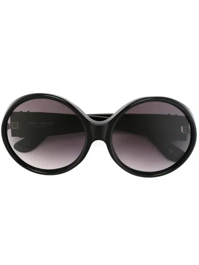 Saint Laurent Oversized Sunglasses In Black