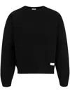 Saint Laurent Oversized Sweater In Black