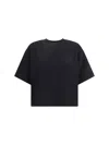 Saint Laurent Women's Cotton Piqué Cassandre T-shirt In Black
