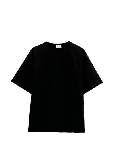 Saint Laurent Oversized T-shirt Cassandre In Black