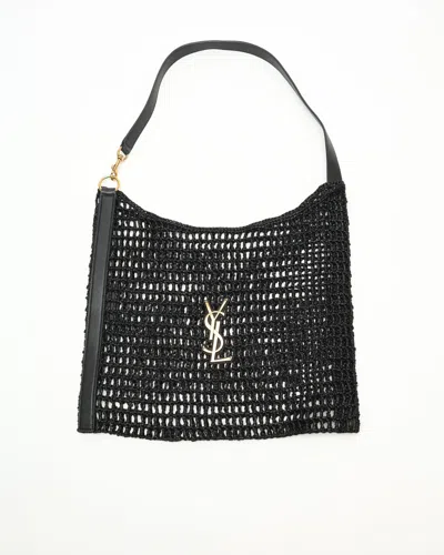 Saint Laurent Oxalis Raffia Bag
