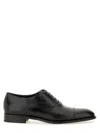 Saint Laurent Leather Adrien Oxford Shoes In Black