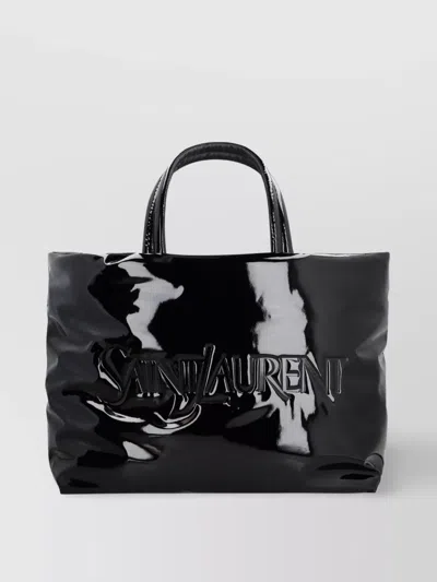 SAINT LAURENT PADDED NYLON MAXI TOTE