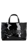Saint Laurent Padded Nylon Maxi Tote In Black