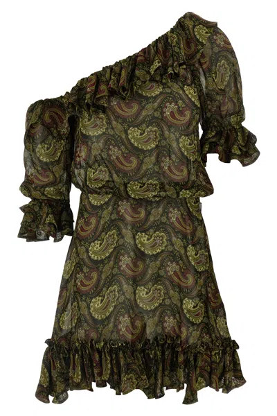 SAINT LAURENT PAISLEY DRESS
