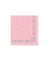 Saint Laurent Paisley-print Grand-rectangle Scarf In Pink