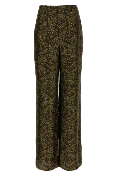 SAINT LAURENT PAISLEY PRINT PANTS
