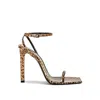 SAINT LAURENT SAINT LAURENT PAM 110 LEOPARD SANDALS