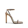 Saint Laurent Pam Sandal In Brown
