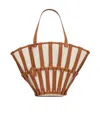 Saint Laurent Panier Basket Tote In Brown