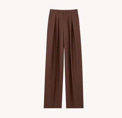 Saint Laurent Pant Droit In Brown