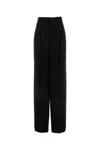 Saint Laurent Grain De Poudre Wool Wide-leg Pants