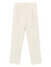 Saint Laurent Pantalon Constructio In Neutral