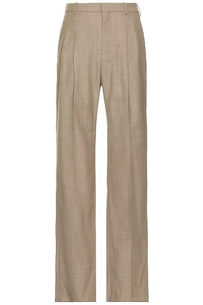 Saint Laurent Pantalon In Taupe Beige