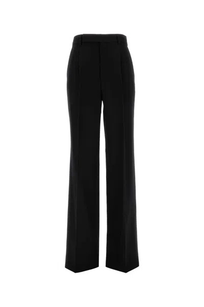 Saint Laurent Pantalon Version Uni In Black