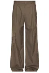 Saint Laurent Pantalone Taille Haut Pant In Taupe Chine