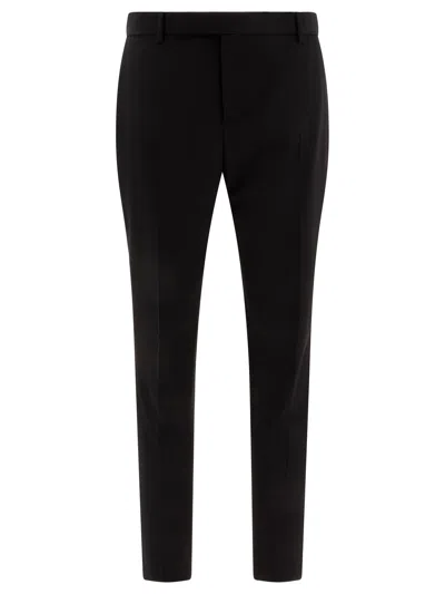 Saint Laurent Pantaloni Slim- Fit Trousers Black