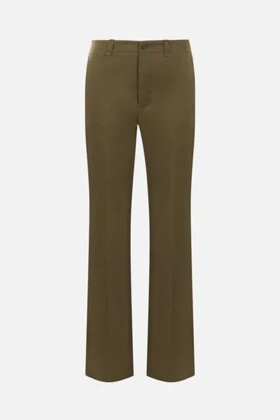 Saint Laurent Trousers In Ecorce