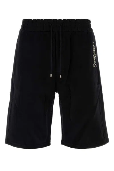 Saint Laurent Pants & Shorts In Noir+naturel