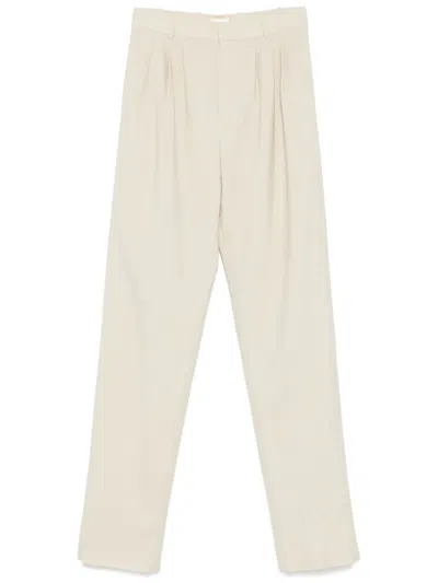 Saint Laurent Pants In Beige