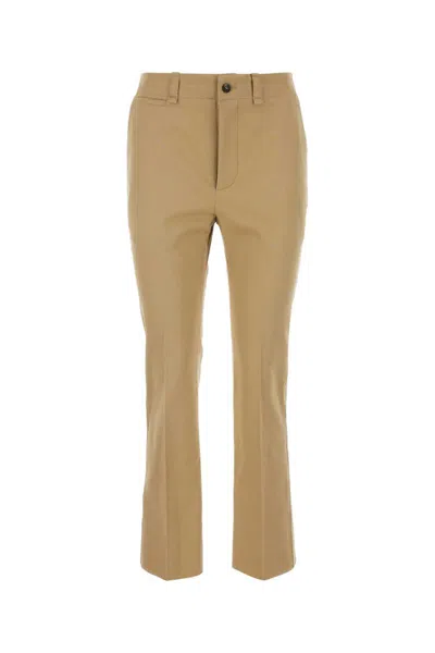 Saint Laurent Drill Pants In Animal Print