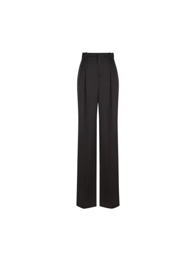 Saint Laurent Pants In Black