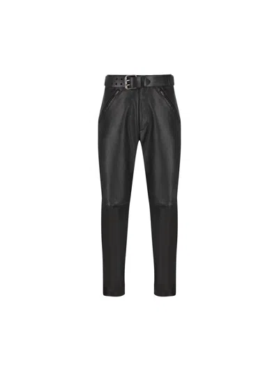 Saint Laurent Pants In Black