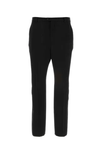 Saint Laurent Trousers In Black