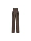 Saint Laurent Pants In Brown